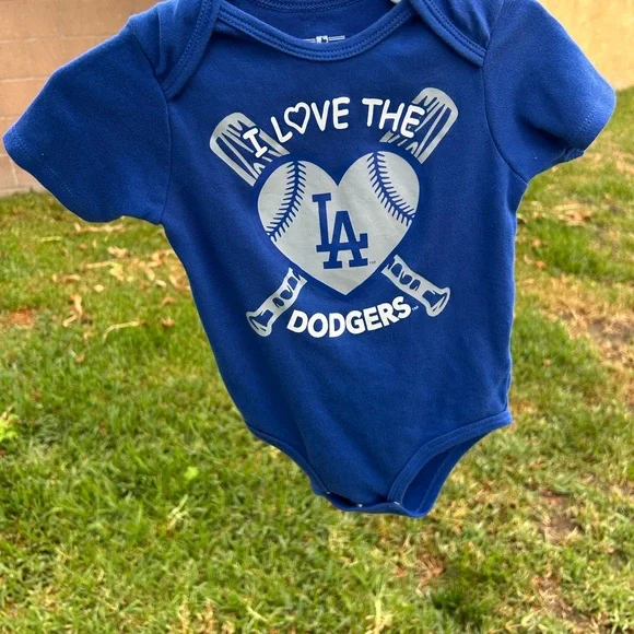 Genuine Merchandise Royal Blue Dodgers Baby Bodysuit - Picture 5 of 8